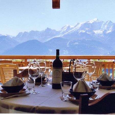 La Joubarbe Au Balcon Du Mont-Blanc Hotel Cordon Exterior foto