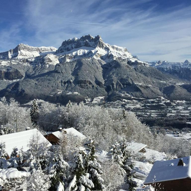 La Joubarbe Au Balcon Du Mont-Blanc Hotel Cordon Exterior foto