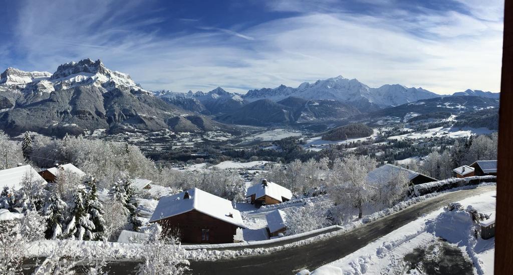 La Joubarbe Au Balcon Du Mont-Blanc Hotel Cordon Exterior foto