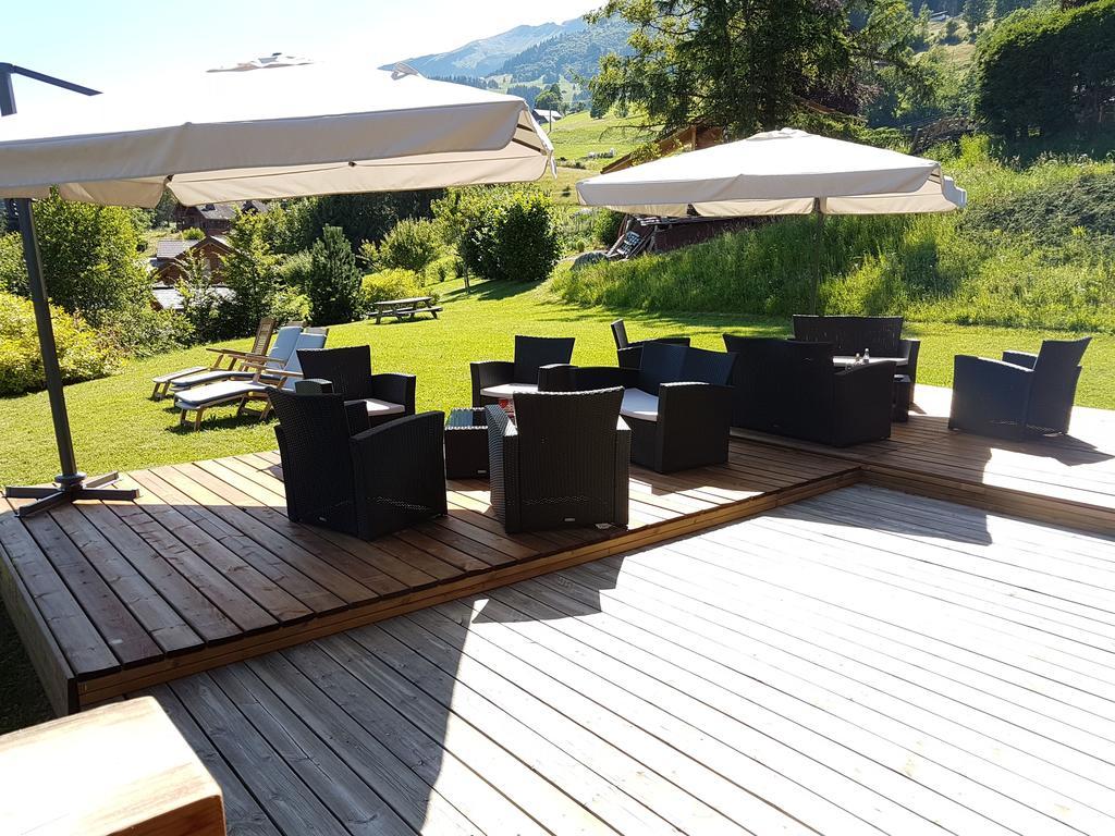 La Joubarbe Au Balcon Du Mont-Blanc Hotel Cordon Exterior foto