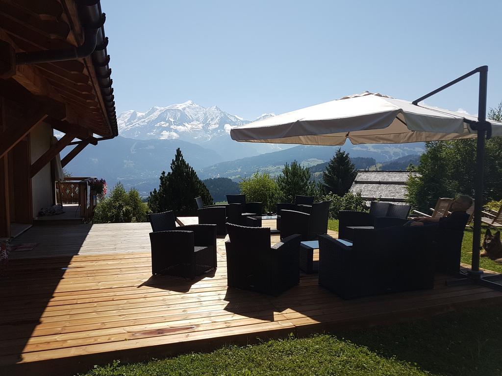 La Joubarbe Au Balcon Du Mont-Blanc Hotel Cordon Exterior foto