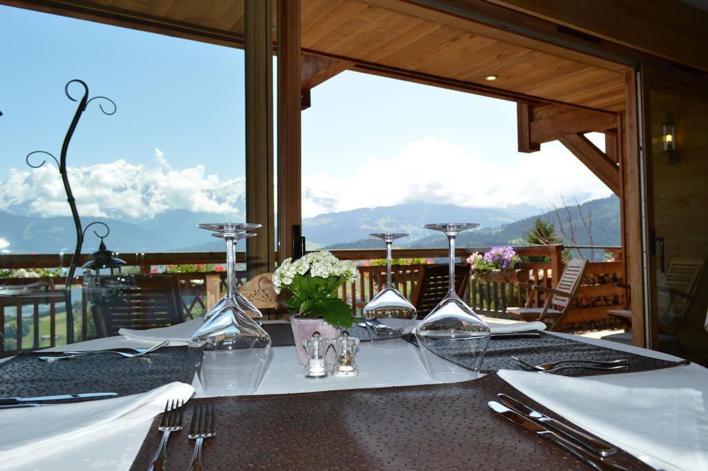 La Joubarbe Au Balcon Du Mont-Blanc Hotel Cordon Exterior foto
