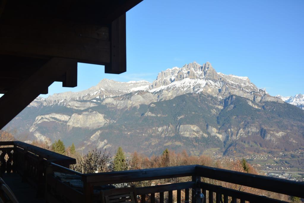 La Joubarbe Au Balcon Du Mont-Blanc Hotel Cordon Exterior foto