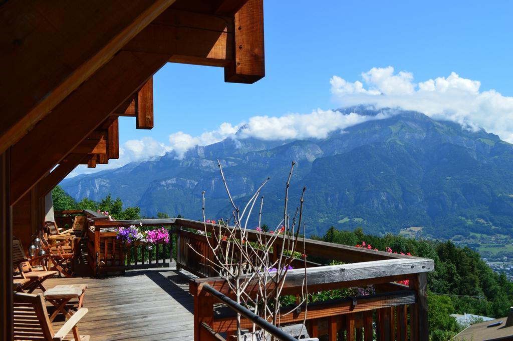 La Joubarbe Au Balcon Du Mont-Blanc Hotel Cordon Exterior foto