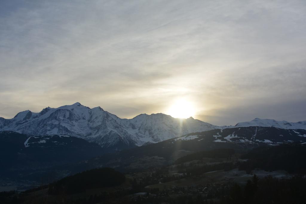 La Joubarbe Au Balcon Du Mont-Blanc Hotel Cordon Exterior foto