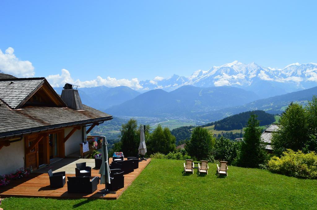 La Joubarbe Au Balcon Du Mont-Blanc Hotel Cordon Exterior foto