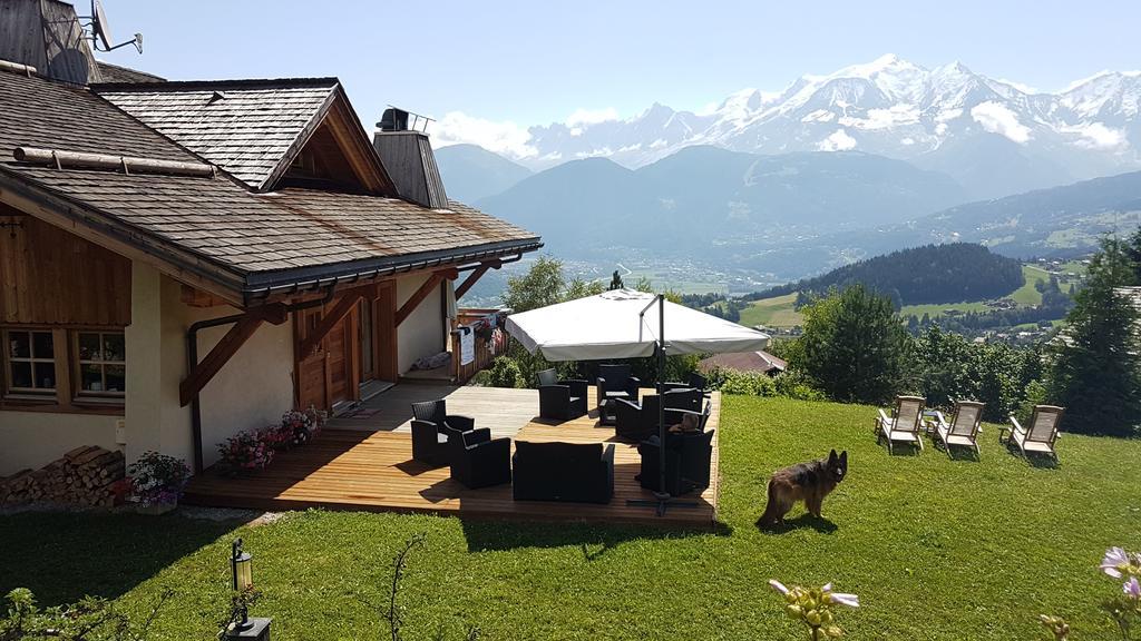 La Joubarbe Au Balcon Du Mont-Blanc Hotel Cordon Exterior foto