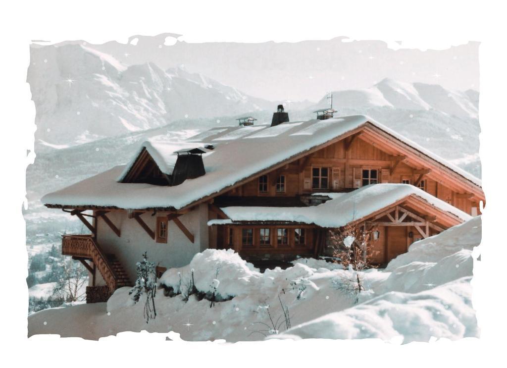 La Joubarbe Au Balcon Du Mont-Blanc Hotel Cordon Exterior foto