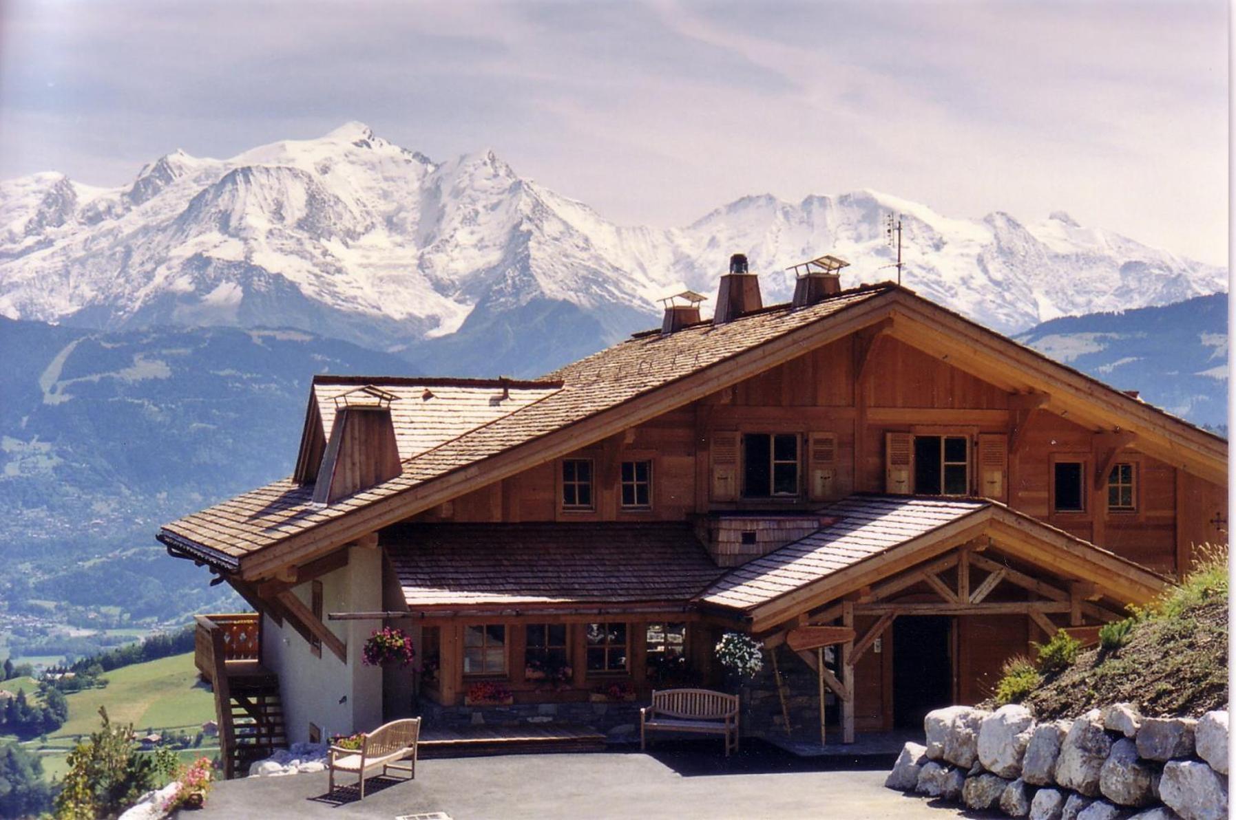 La Joubarbe Au Balcon Du Mont-Blanc Hotel Cordon Exterior foto
