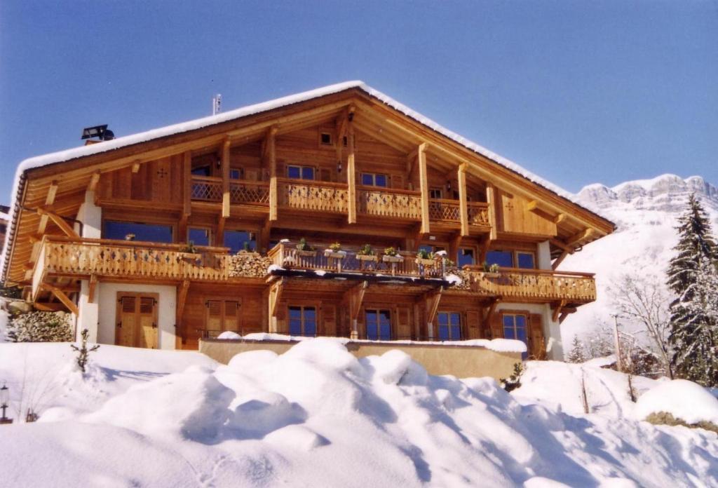 La Joubarbe Au Balcon Du Mont-Blanc Hotel Cordon Exterior foto