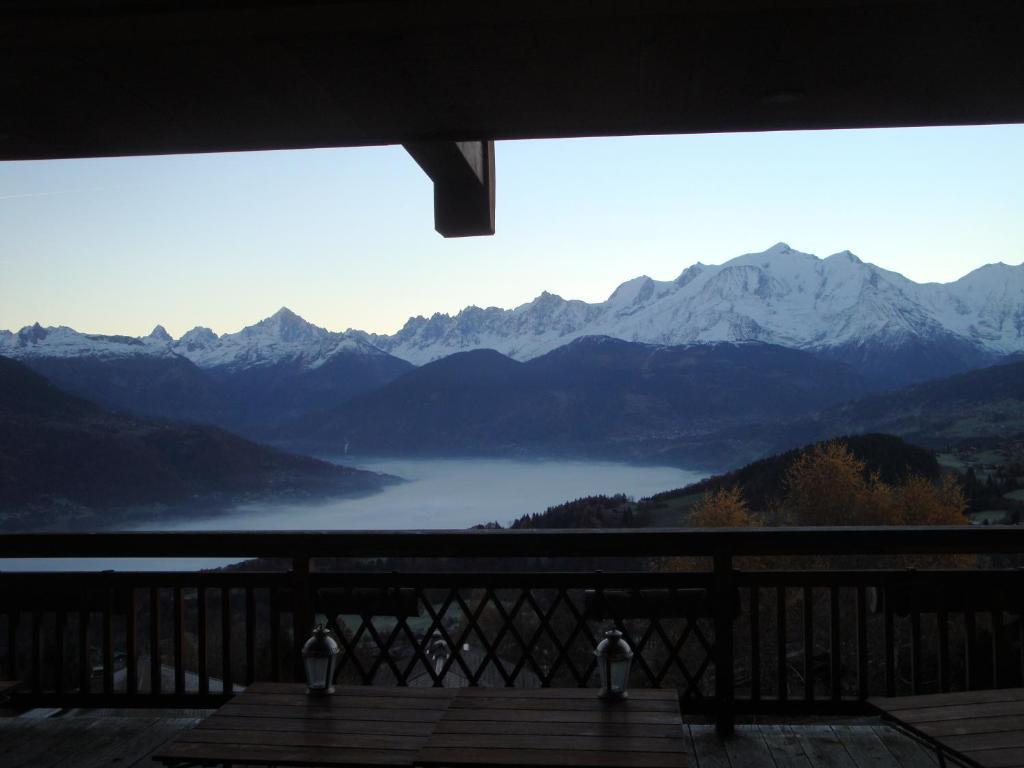La Joubarbe Au Balcon Du Mont-Blanc Hotel Cordon Exterior foto
