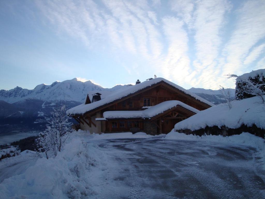 La Joubarbe Au Balcon Du Mont-Blanc Hotel Cordon Exterior foto