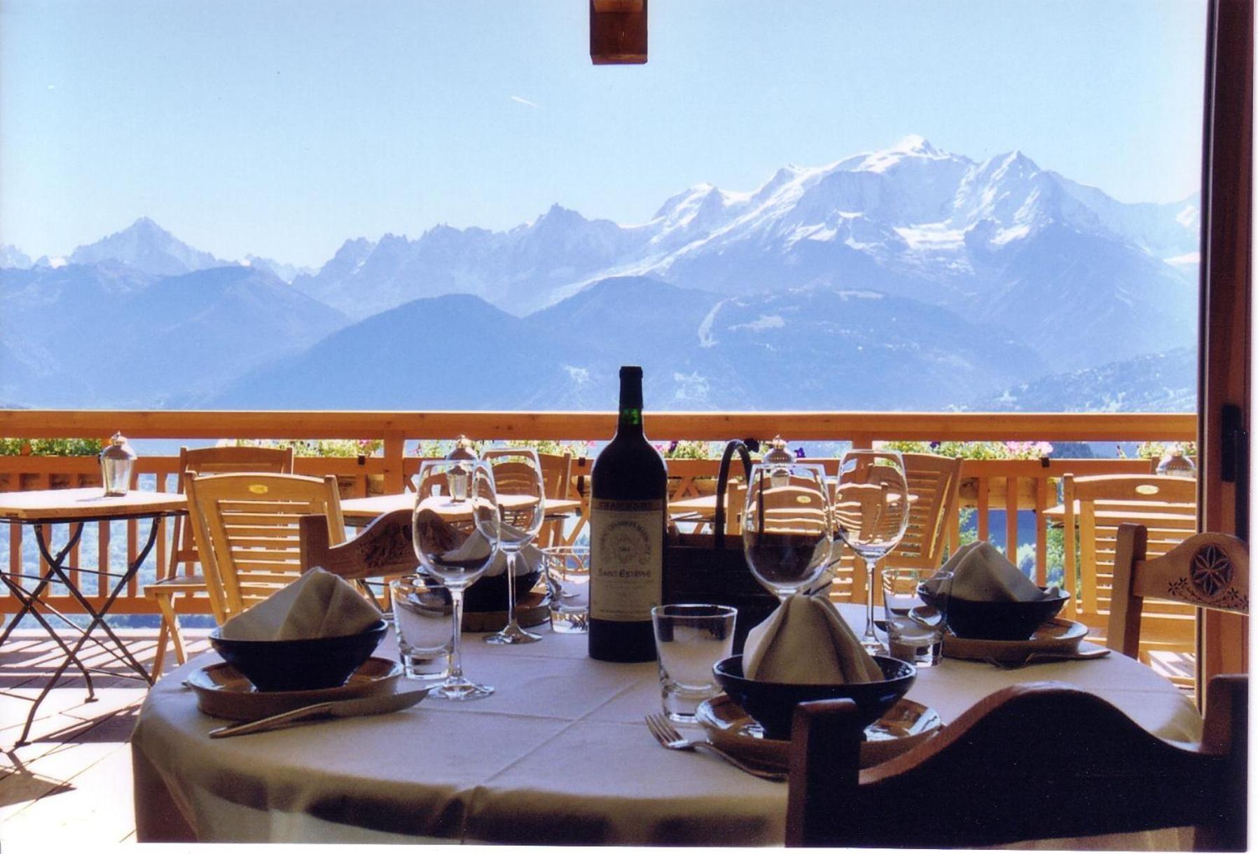 La Joubarbe Au Balcon Du Mont-Blanc Hotel Cordon Exterior foto
