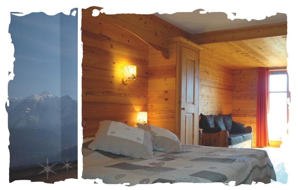 La Joubarbe Au Balcon Du Mont-Blanc Hotel Cordon Habitación foto