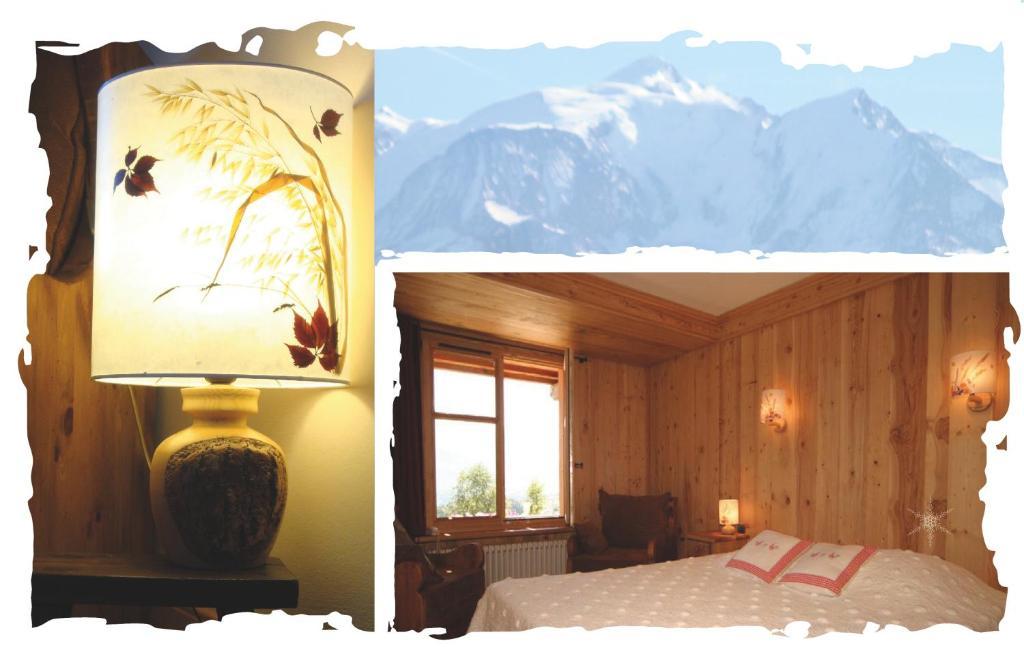 La Joubarbe Au Balcon Du Mont-Blanc Hotel Cordon Habitación foto