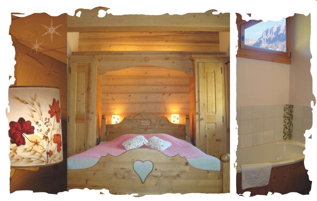 La Joubarbe Au Balcon Du Mont-Blanc Hotel Cordon Habitación foto