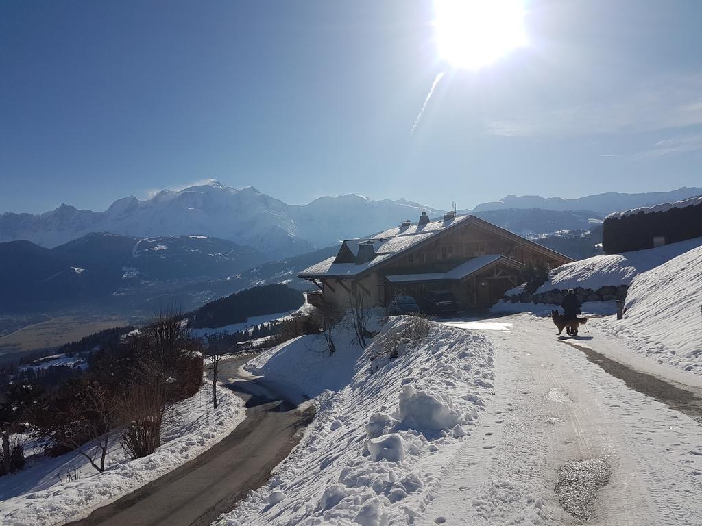La Joubarbe Au Balcon Du Mont-Blanc Hotel Cordon Exterior foto